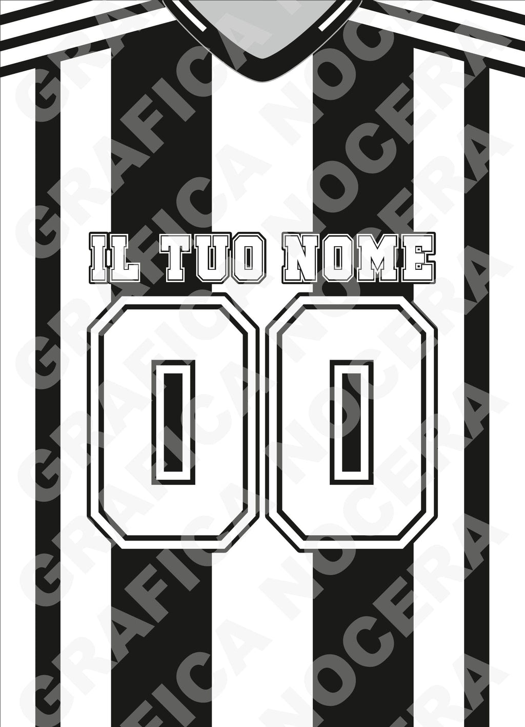 Plaid in pile Juventus Personalizzato con Nome e Numero
