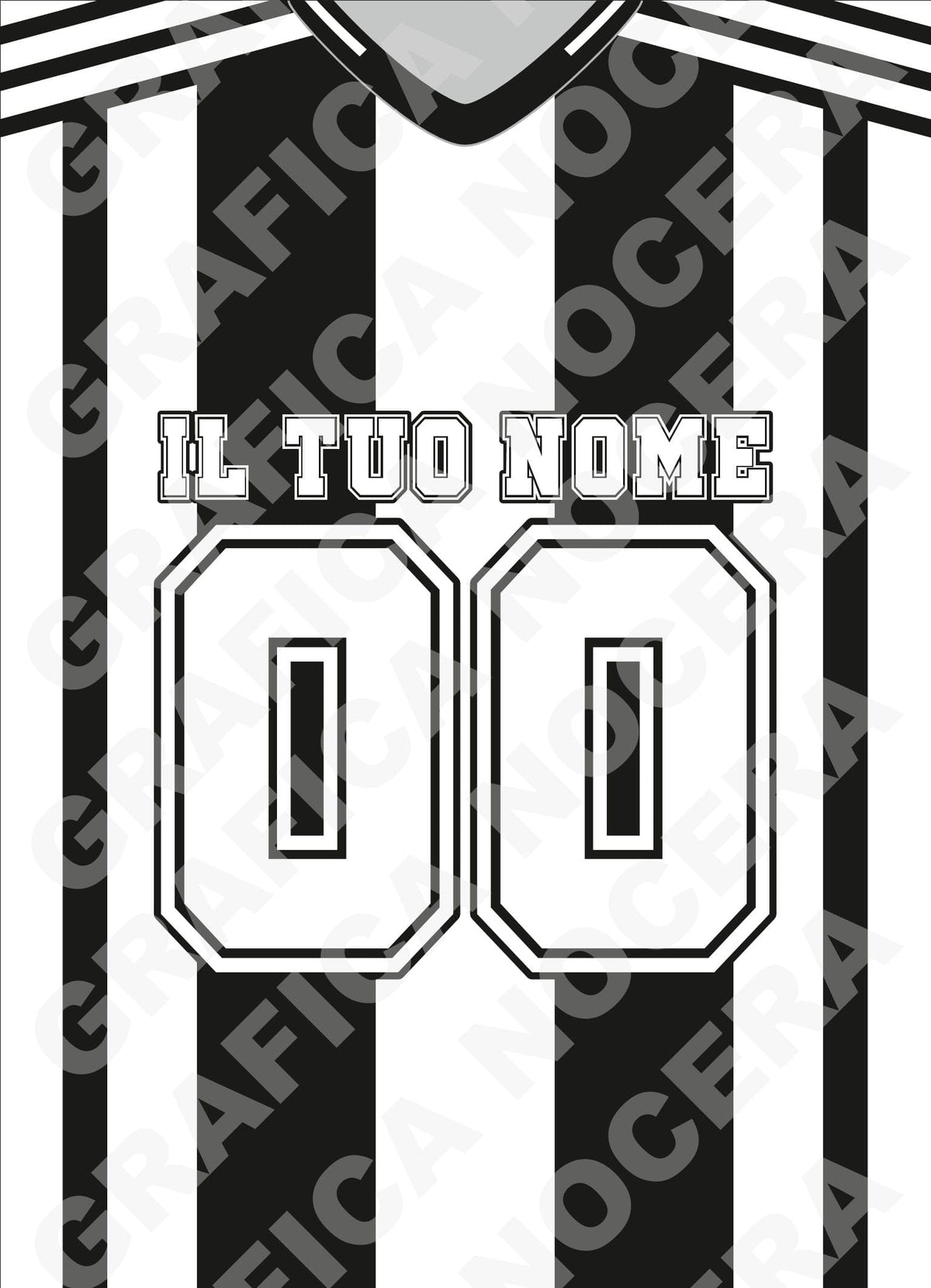 Plaid in pile Juventus Personalizzato con Nome e Numero