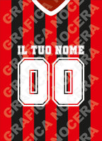 Plaid in pile Milan Personalizzato con Nome e Numero
