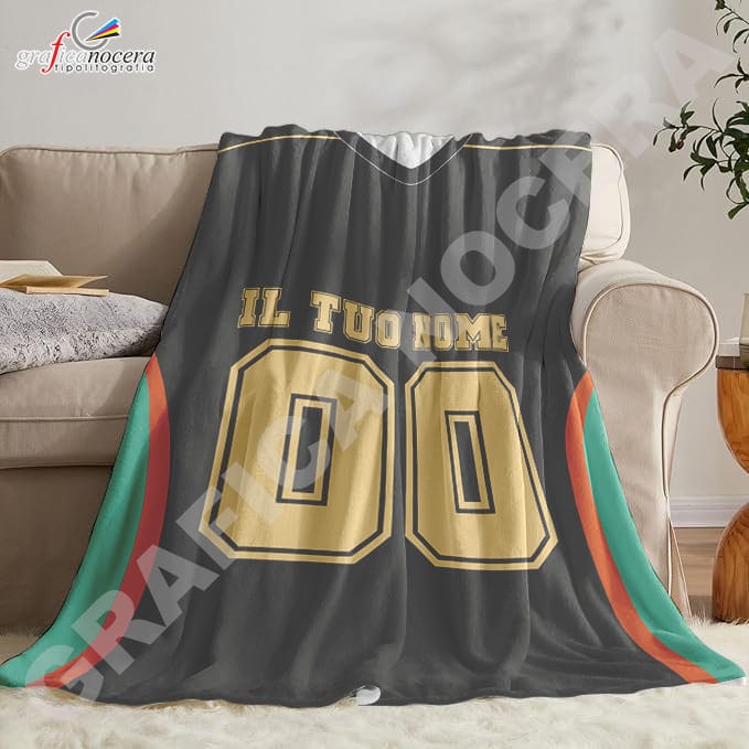 Plaid in pile Venezia Personalizzato con Nome e Numero
