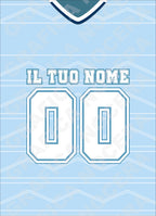 Plaid in pile Lazio Personalizzato con Nome e Numero
