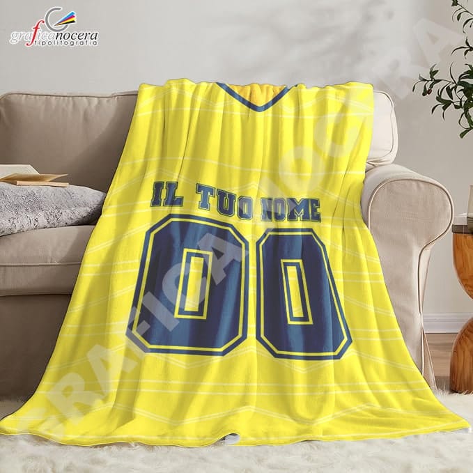 Plaid in pile Lazio Personalizzato con Nome e Numero