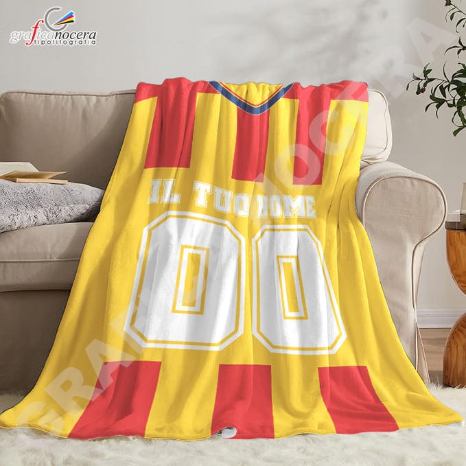 Plaid in pile Lecce Personalizzato con Nome e Numero