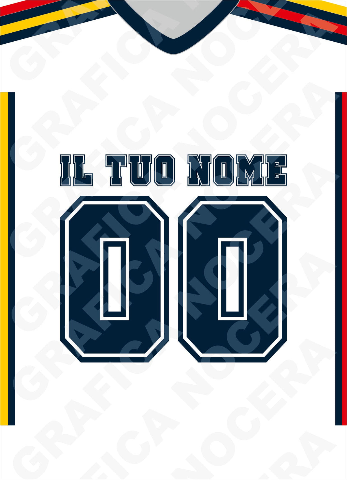 Plaid in pile Lecce Personalizzato con Nome e Numero