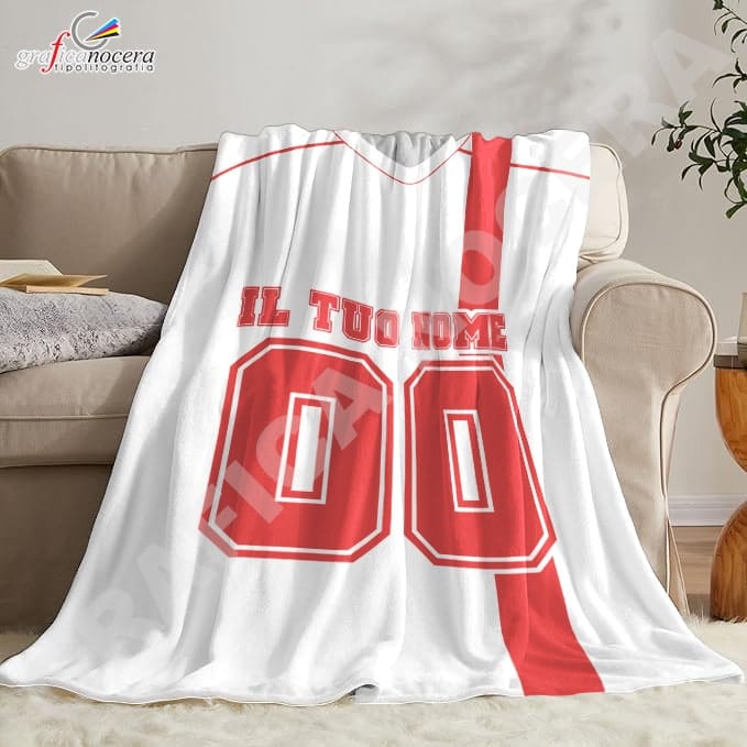 Plaid in pile Monza Personalizzato con Nome e Numero