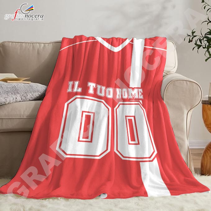 Plaid in pile Monza Personalizzato con Nome e Numero