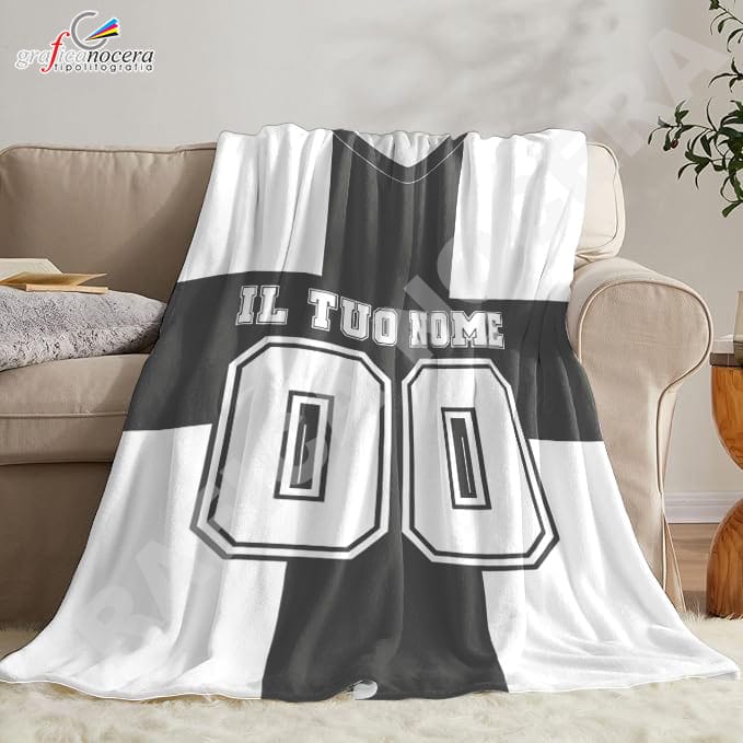 Plaid in pile Parma Personalizzato con Nome e Numero