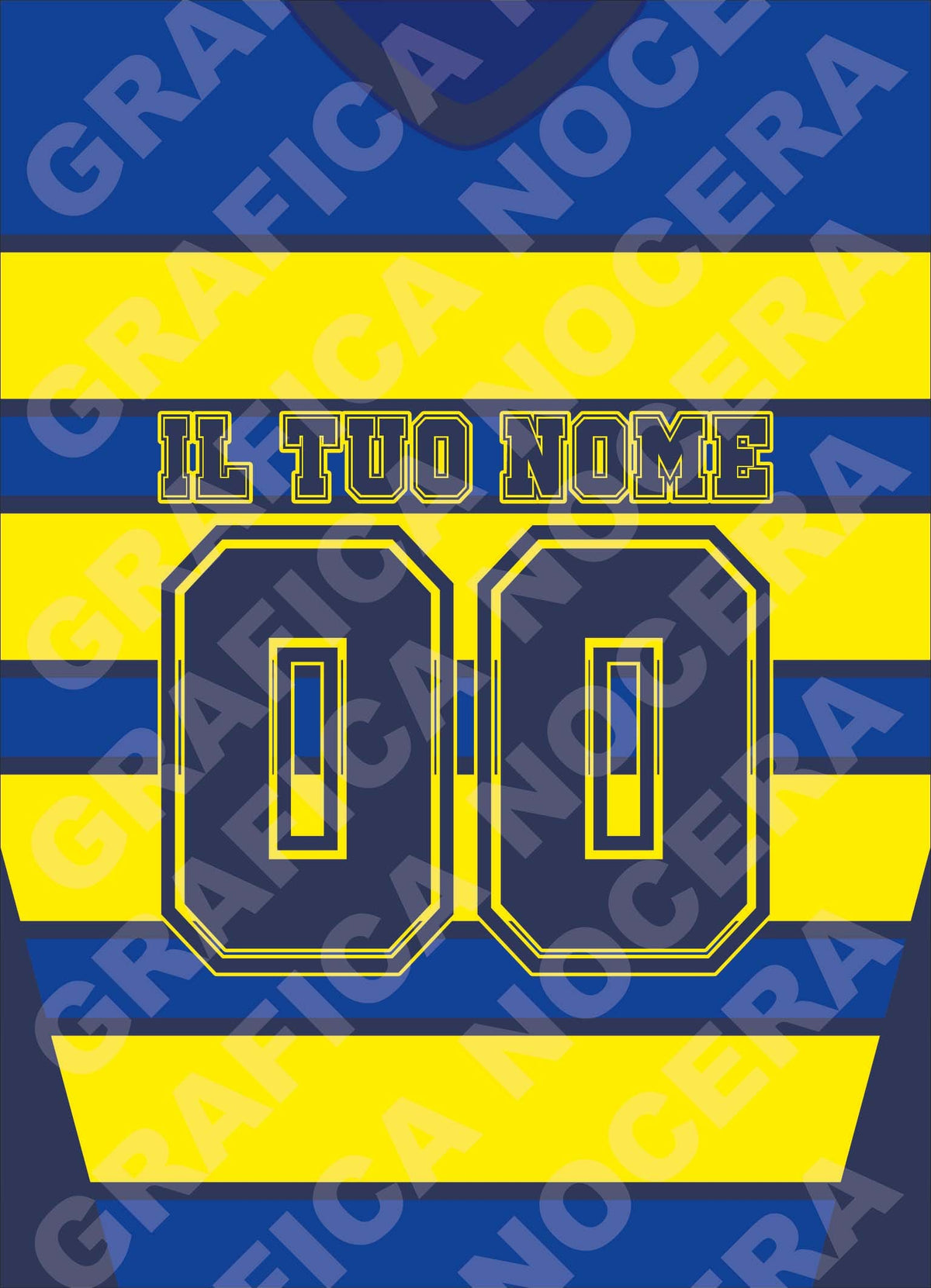 Plaid in pile Parma Personalizzato con Nome e Numero