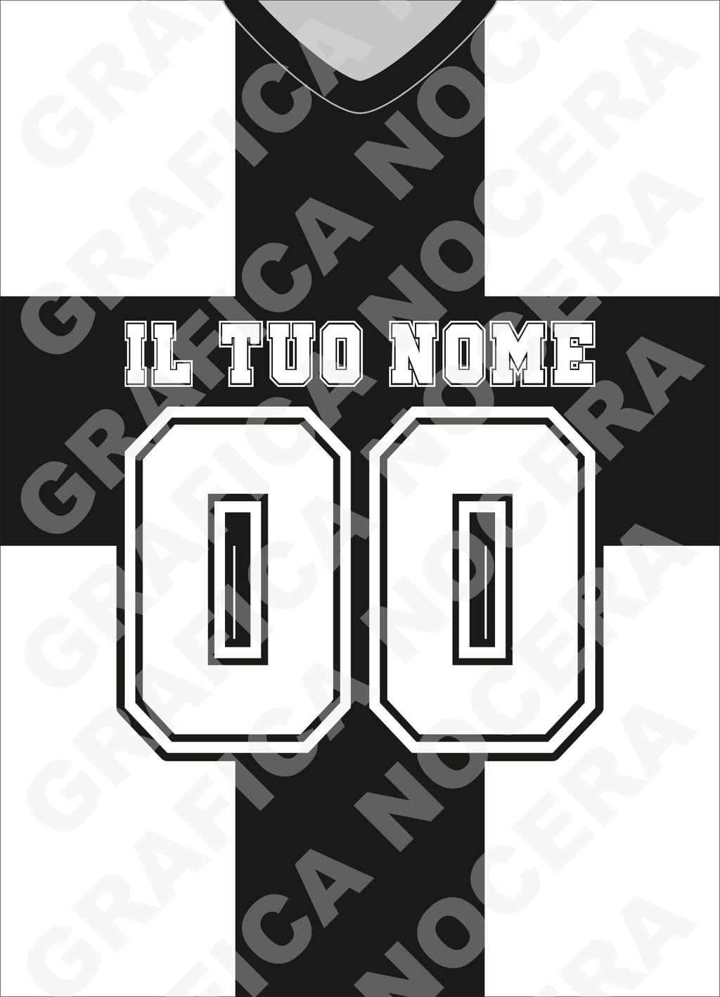Plaid in pile Parma Personalizzato con Nome e Numero