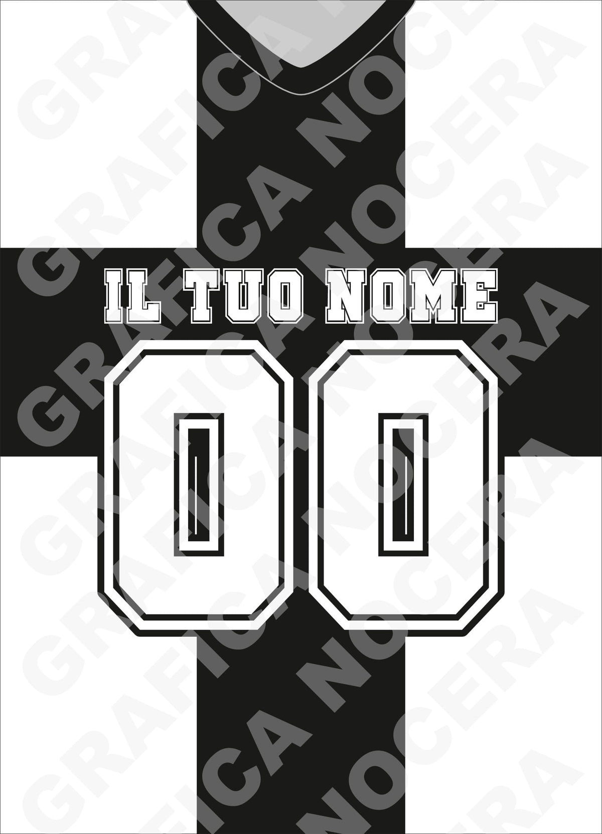 Plaid in pile Parma Personalizzato con Nome e Numero