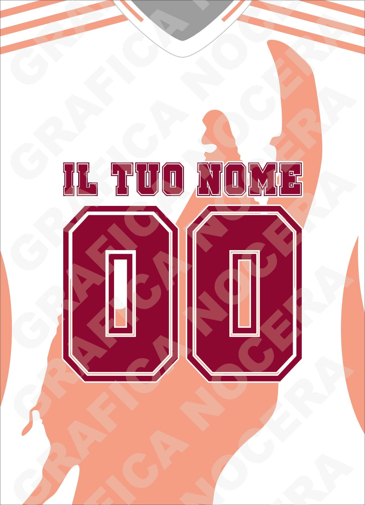 Plaid in pile Roma Personalizzato con Nome e Numero