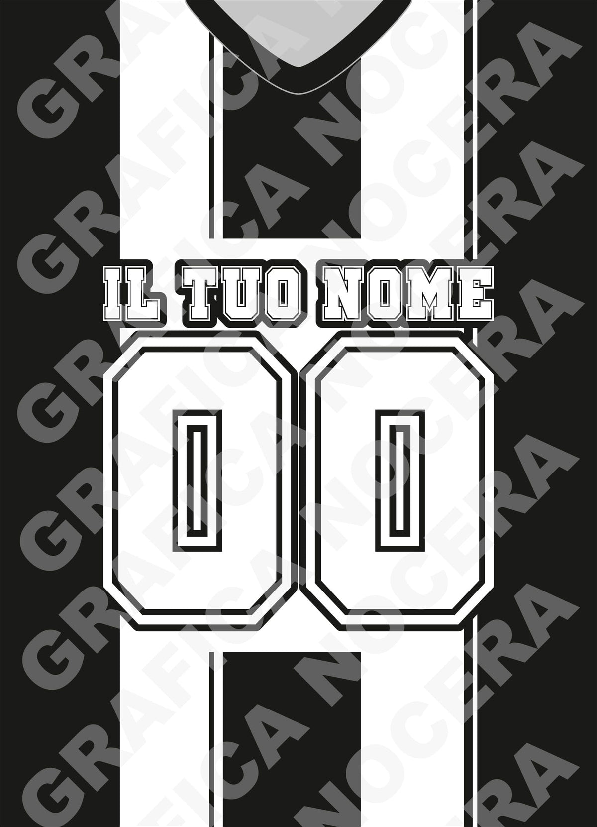 Plaid in pile Udinese Personalizzato con Nome e Numero