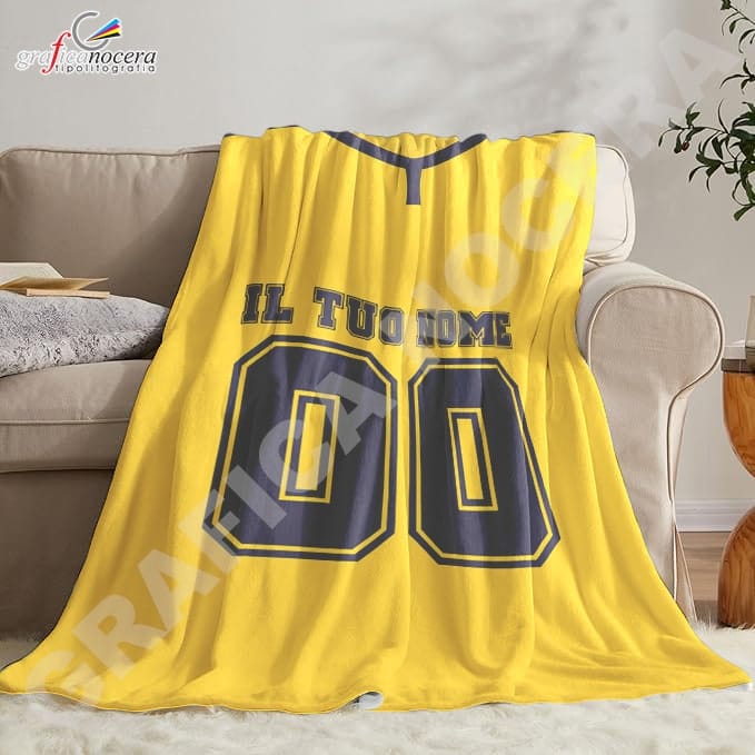 Plaid in pile Udinese Personalizzato con Nome e Numero