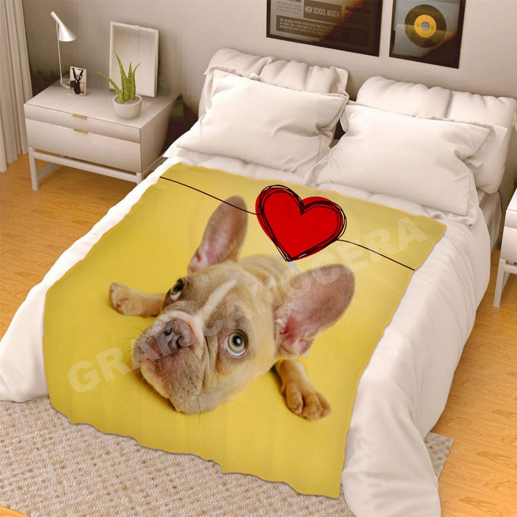 Plaid personalizzato con la Foto del Tuo Cane idea regalo