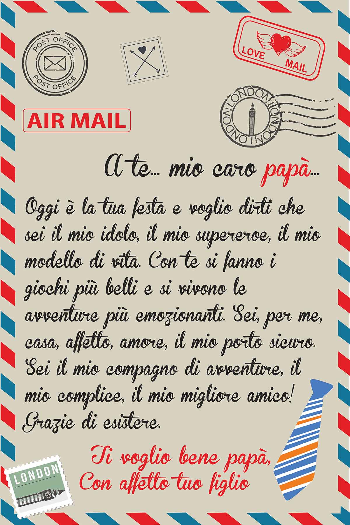 Festa del Papà Plaid in pile A te nostro caro Papà dedica lettera idea regalo