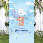 Tappeto D Battesimo personalizzato decorazione bambino bambina orsacchiotto