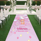 Tappeto D Battesimo personalizzato decorazione bambino bambina orsacchiotto