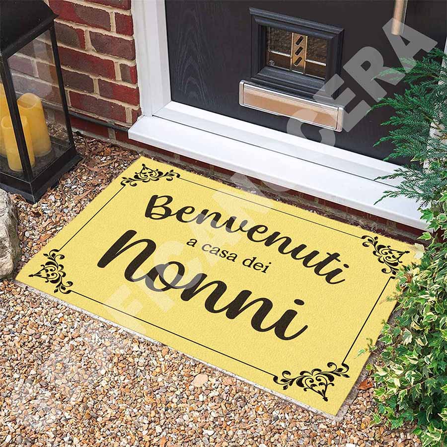Tappeto in Feltro Festa dei Nonni Benvenuti a casa dei Nonni
