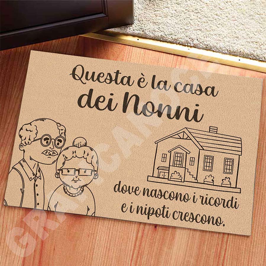 Tappeto in Feltro Festa dei Nonni casa dei Nonni
