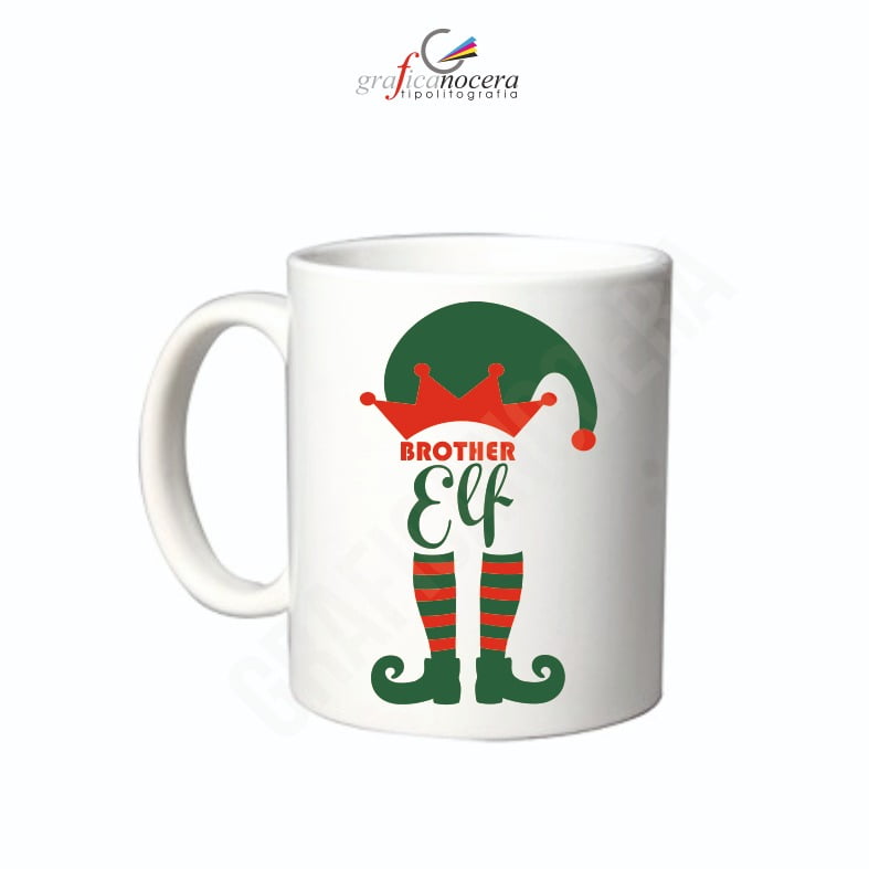 Tazza di Natale Brother Elf idea regalo natalizia per il Fratello