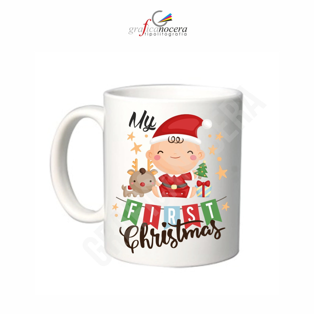 Tazza di Natale il Mio Primo Natale idea regalo natalizia per bambino