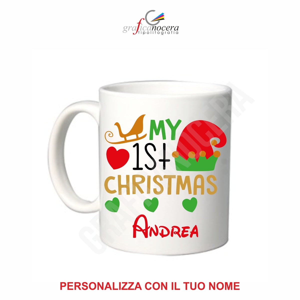 Tazza di Natale il Mio Primo Natale idea regalo natalizia per bambino