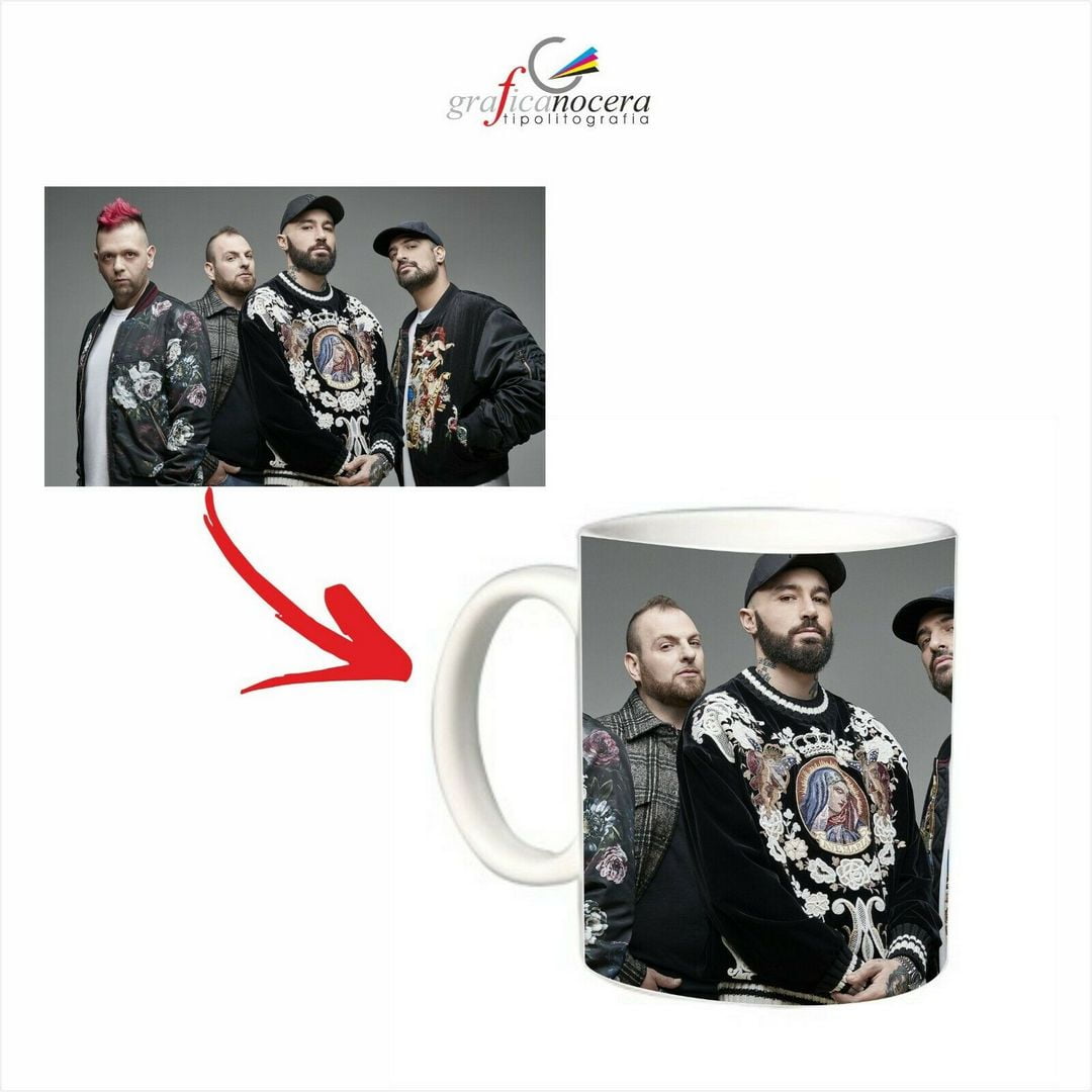 Tazza Boomdabash gruppo musicale cucina idolo lavabile alta qualità idea regalo