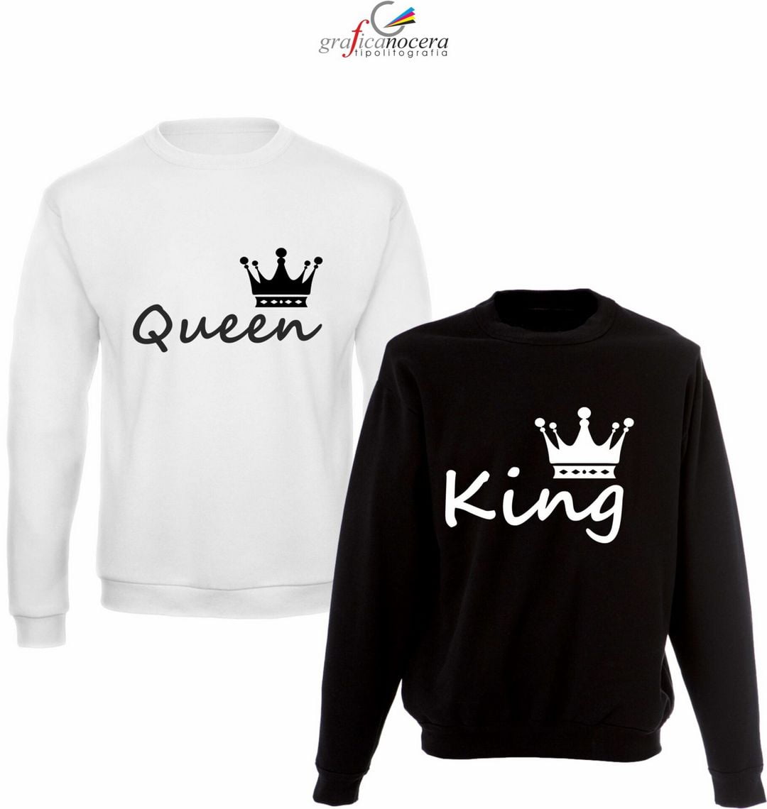 Coppia felpe King/Queen