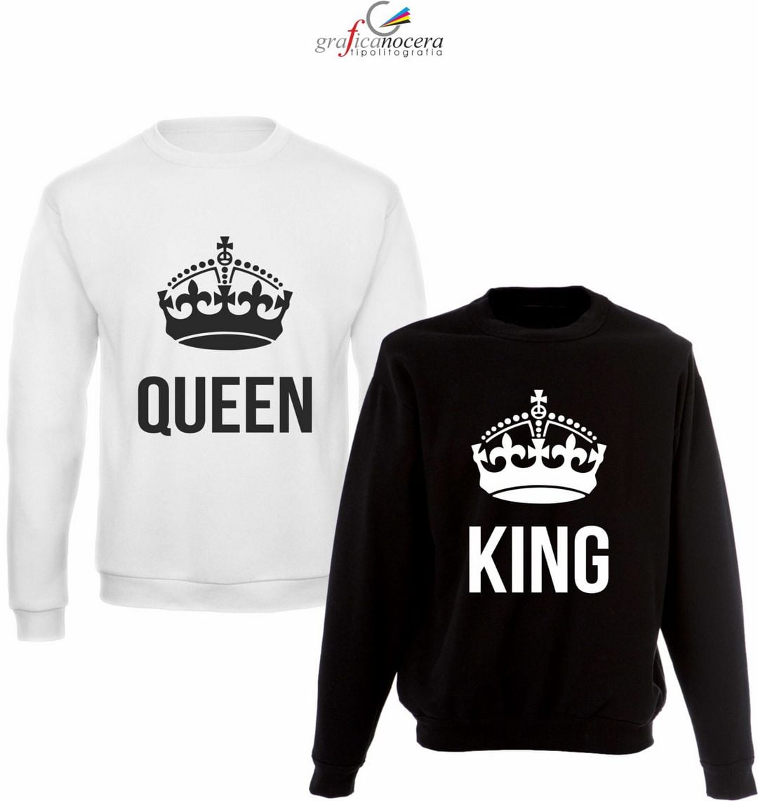 Coppia felpe King/Queen