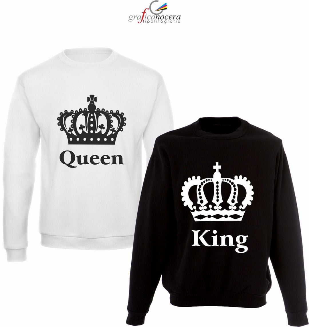Coppia felpe King/Queen