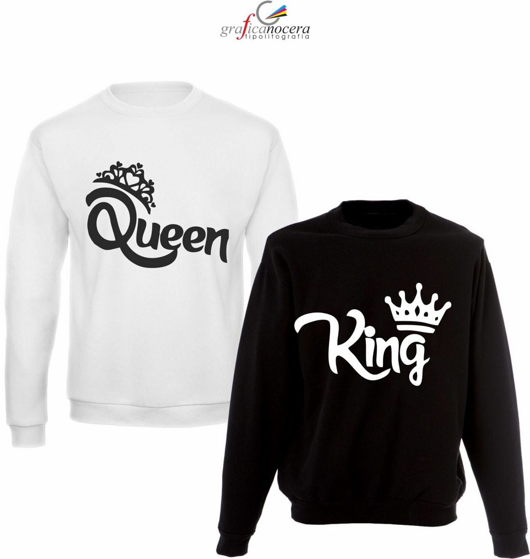 Coppia felpe King/Queen