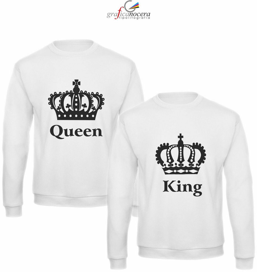 Coppia felpe King/Queen