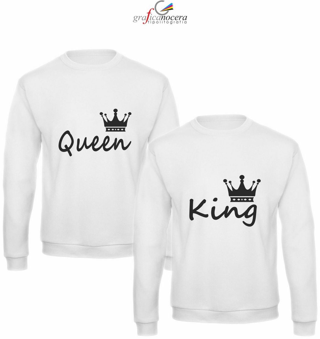 Coppia felpe King/Queen