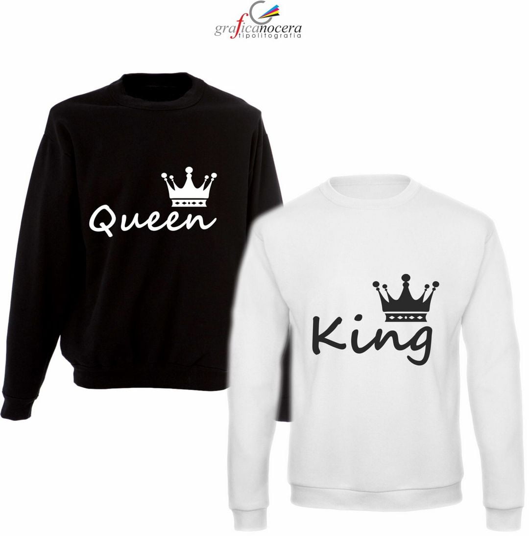Coppia felpe King/Queen