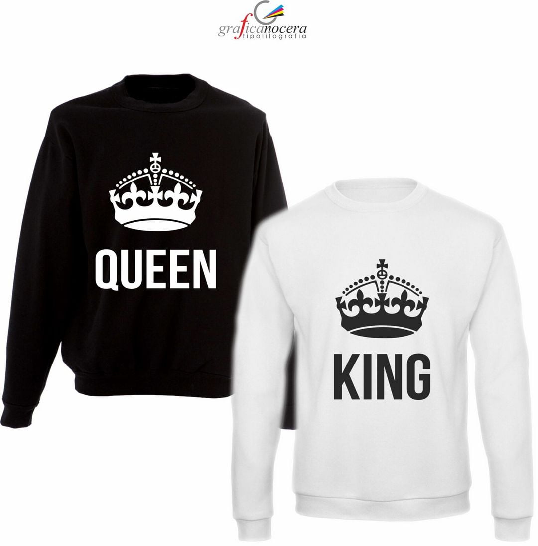 Coppia felpe King/Queen