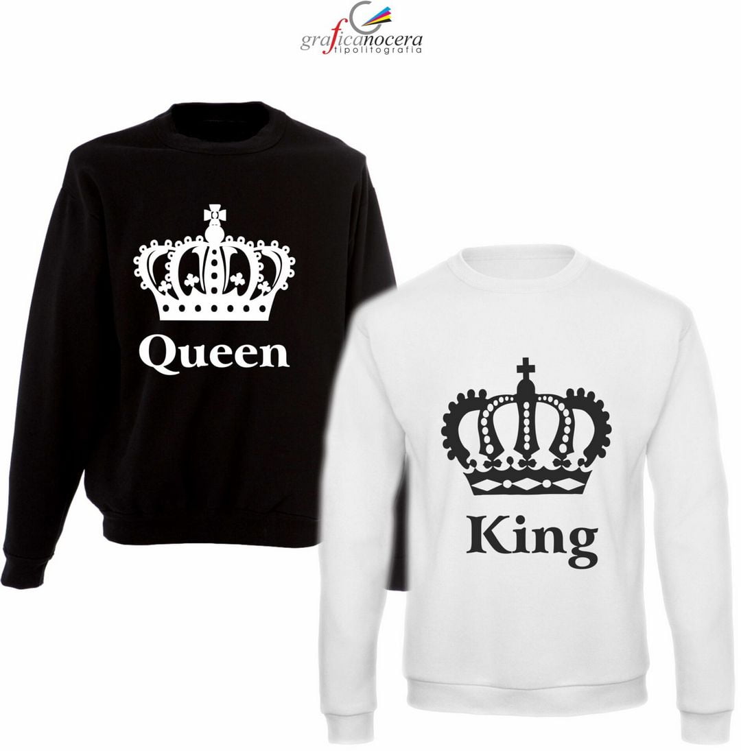 Coppia felpe King/Queen