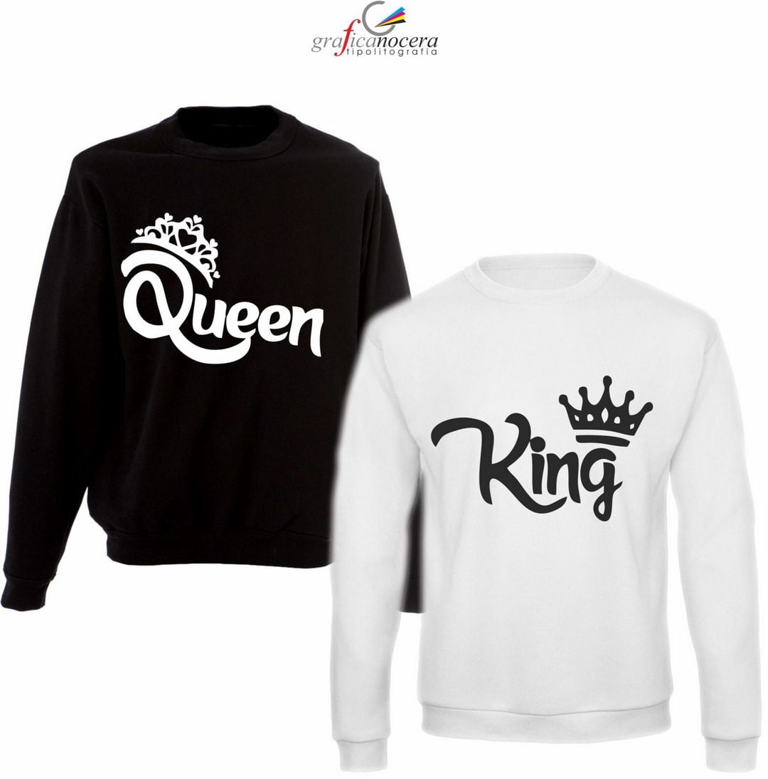 Coppia felpe King/Queen