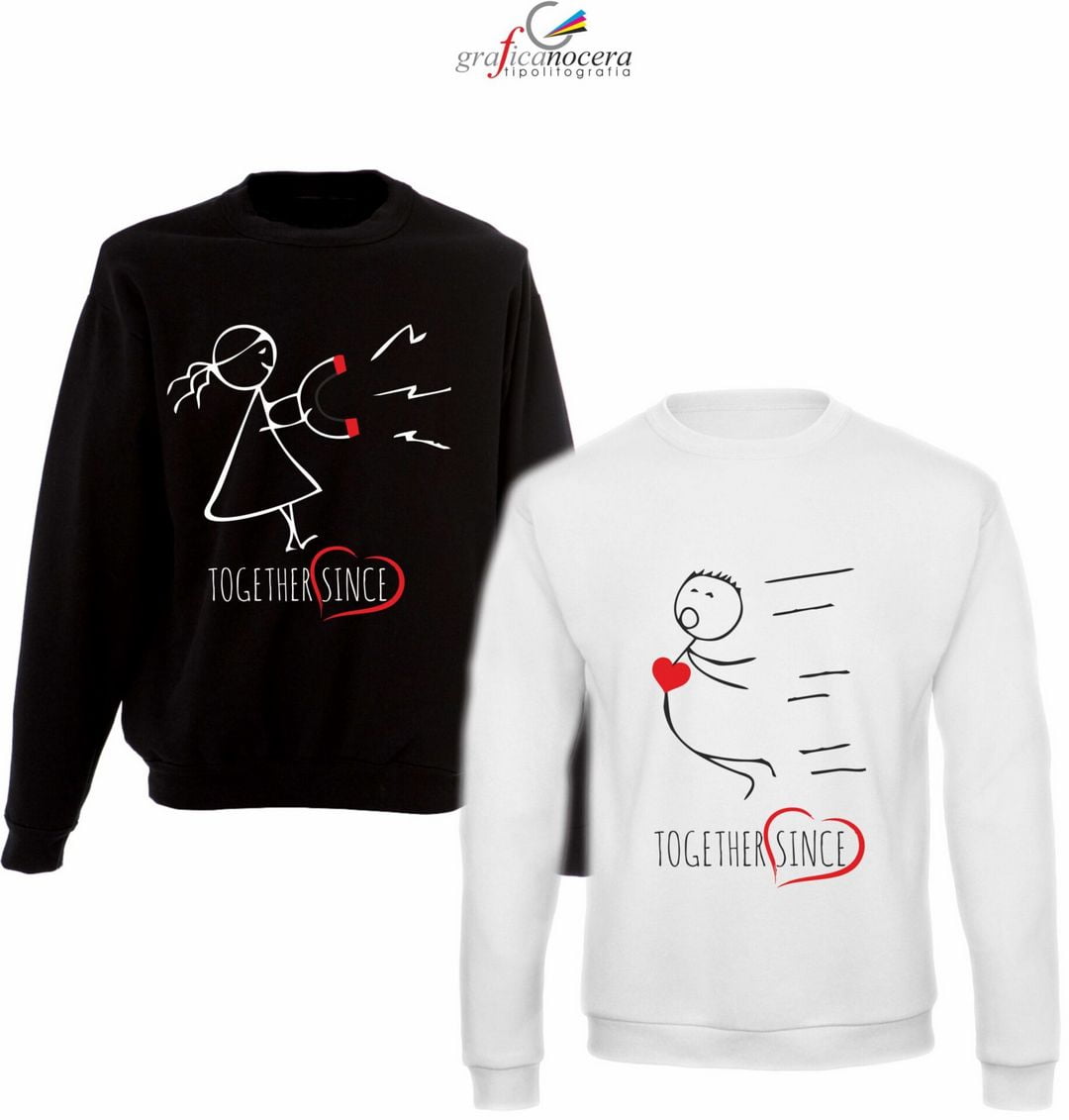 Coppia felpe Calamita D'amore