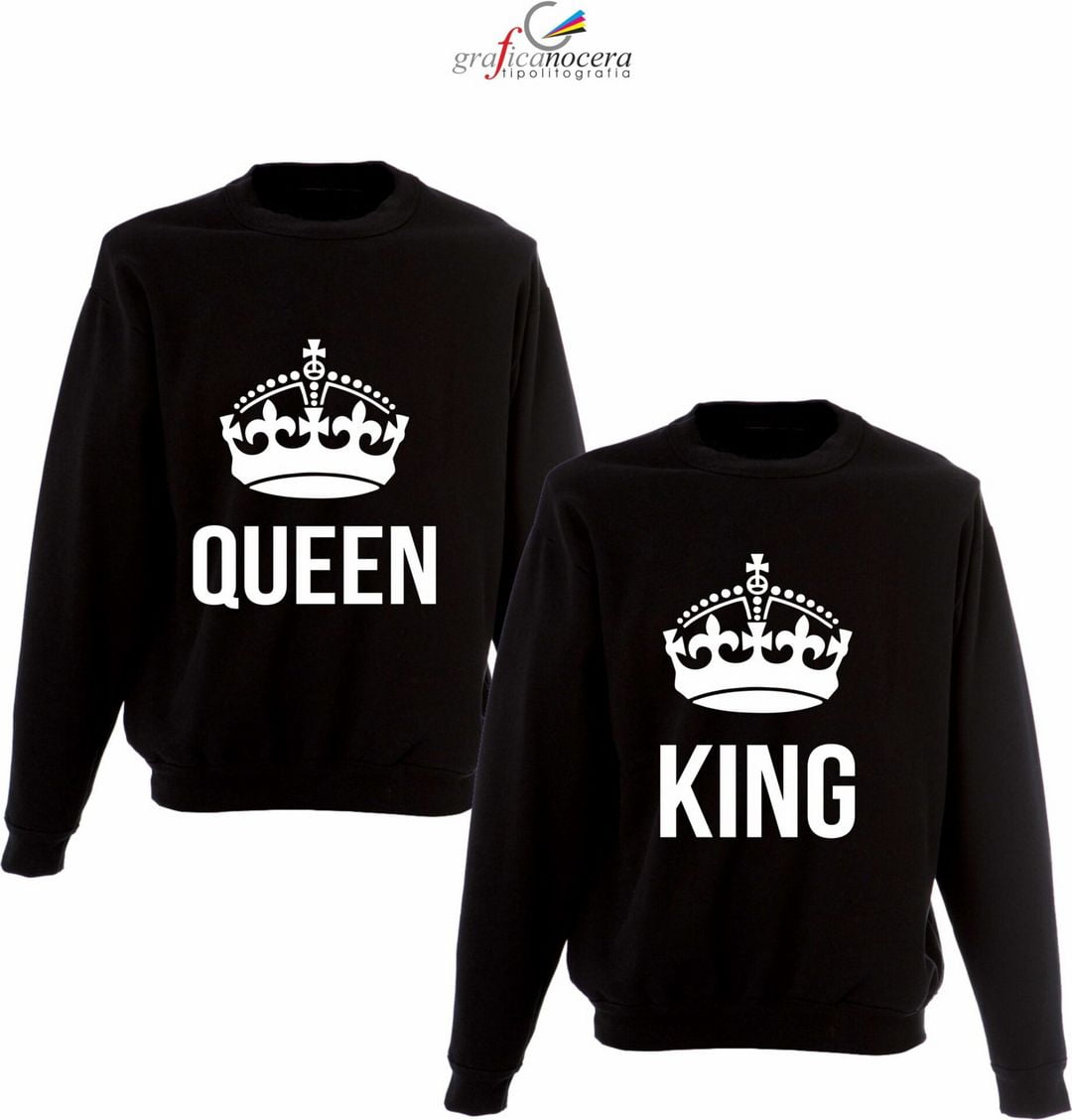 Coppia felpe King/Queen