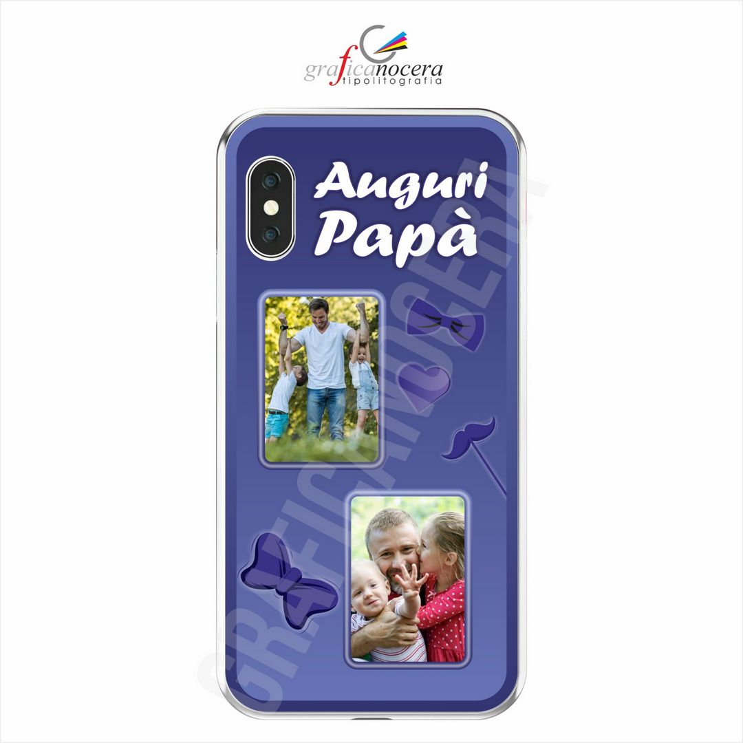 Festa del Papà Cover in Gomma con Foto personalizzata Iphone/Samsung/Huawei