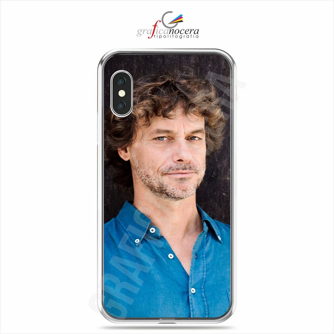 Cover in Gomma Alberto Angela scienza cultura per smartphone Iphone / Samsung / Huawei / Xiaomi