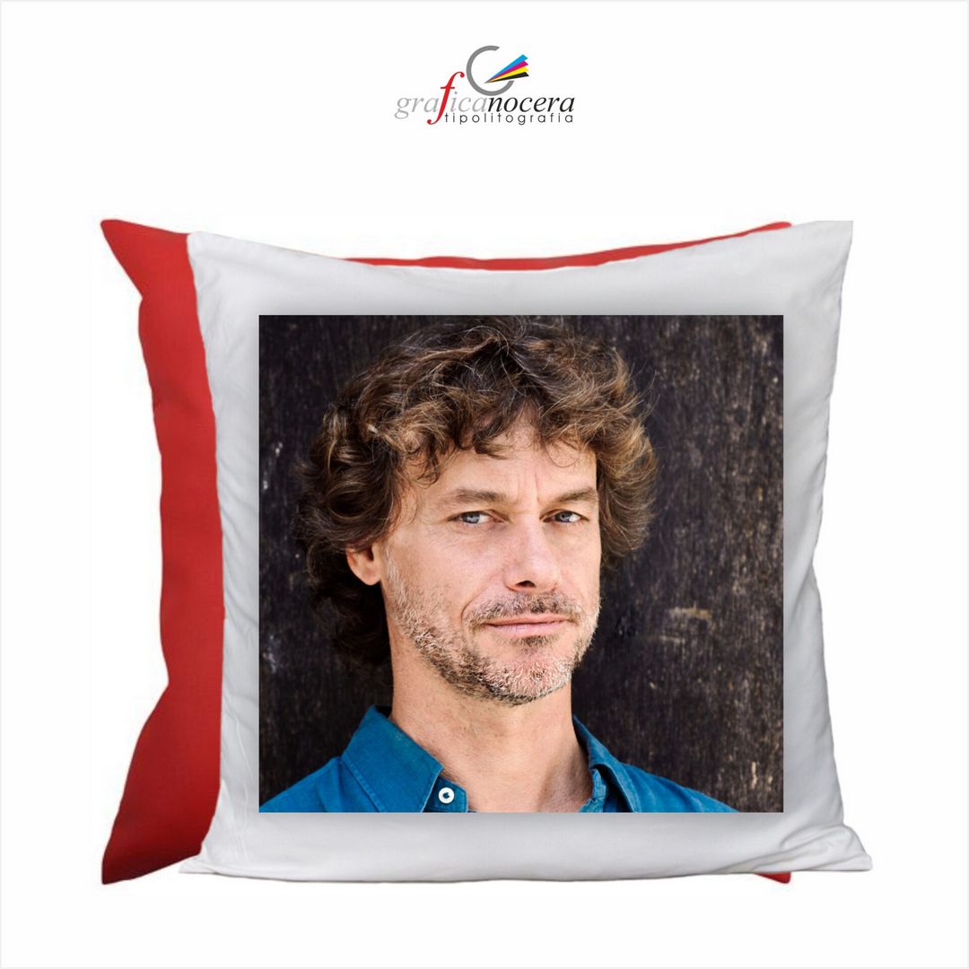 Cuscino quadrato Alberto Angela idea regalo