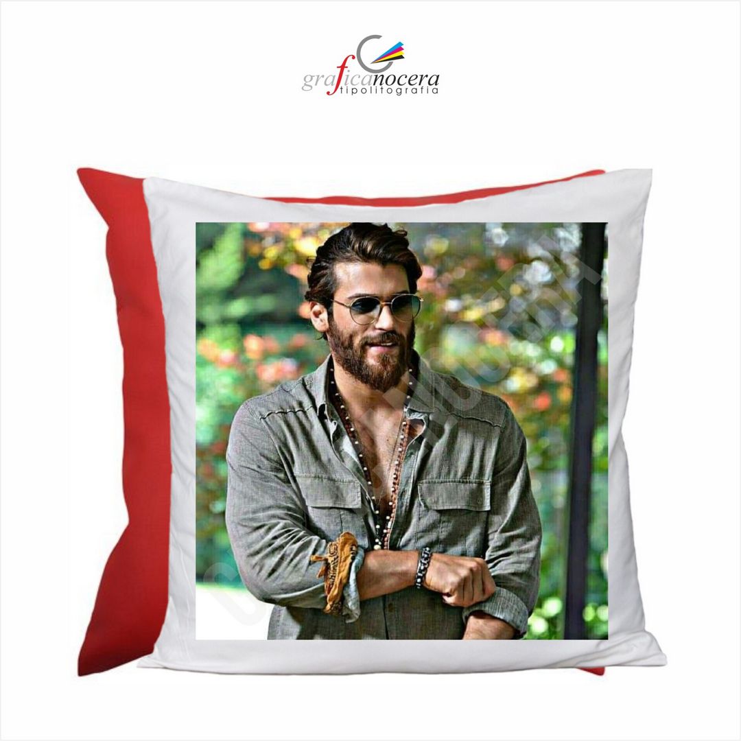 Cuscino quadrato CAN YAMAN 2 le ali del sogno attore film idolo Rosso idea regalo
