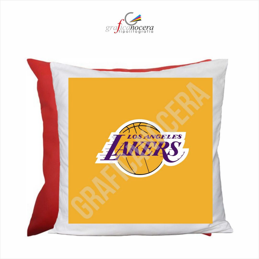 Cuscino quadrato Los Angeles Lakers idea regalo