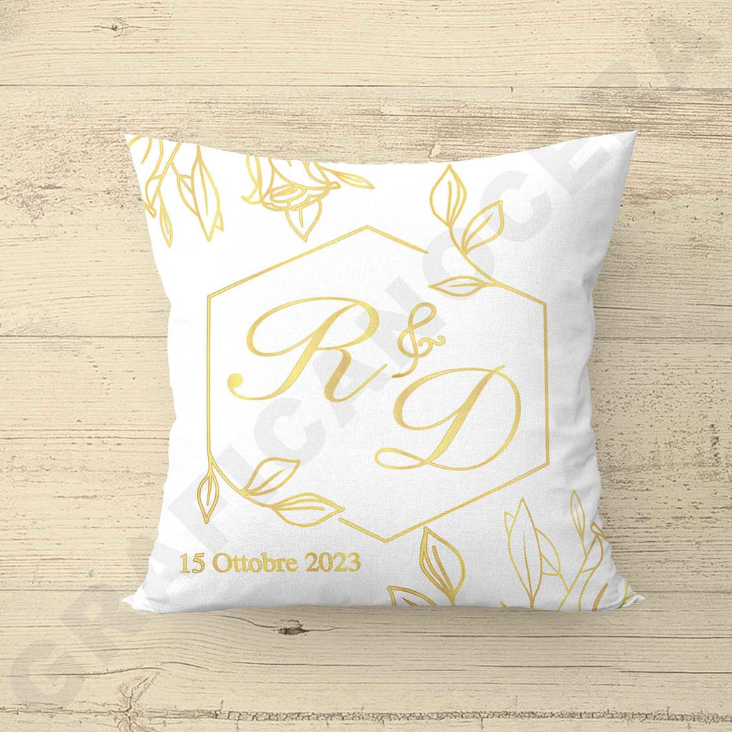 Cuscino Personalizzato Ricordo Matrimonio 08