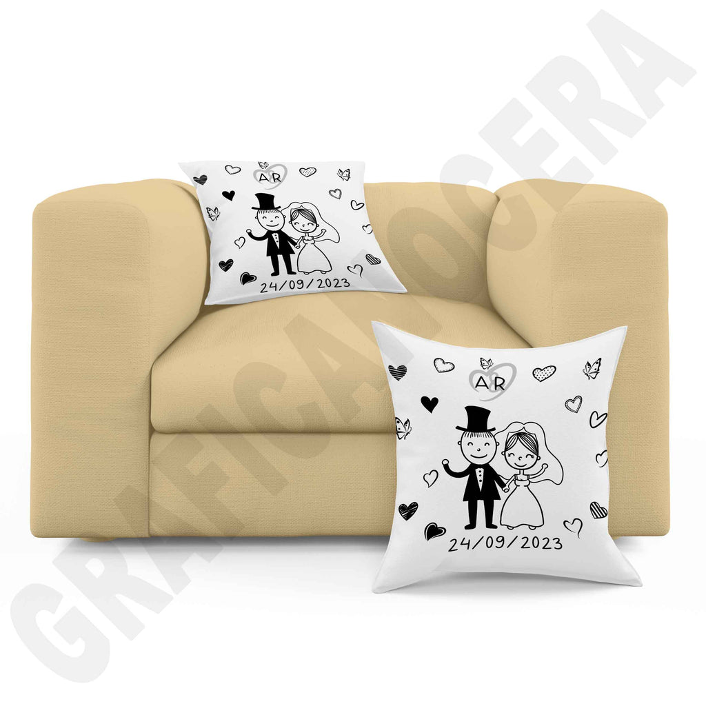 Cuscino Personalizzato Ricordo Matrimonio 05
