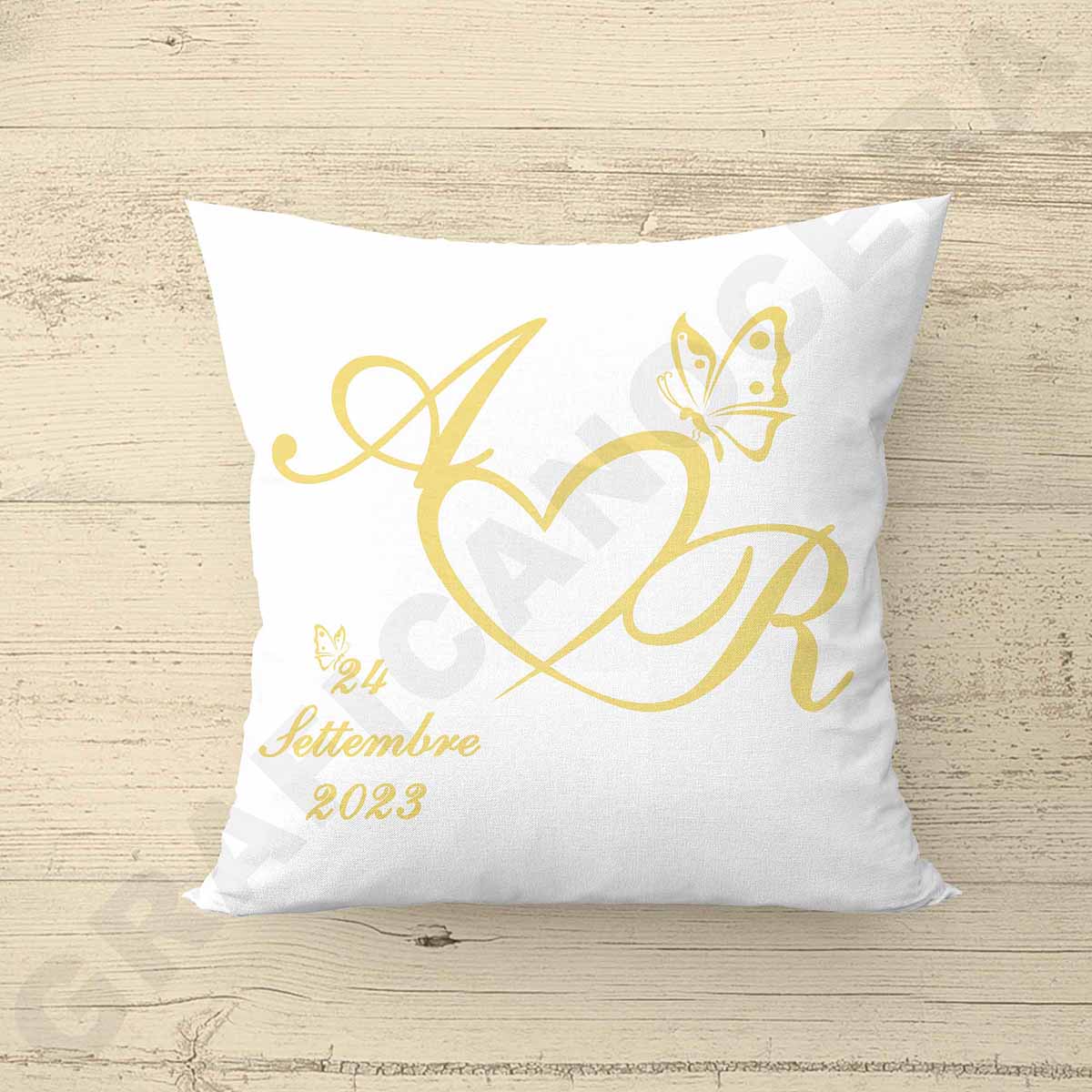 Cuscino Personalizzato Ricordo Matrimonio 03