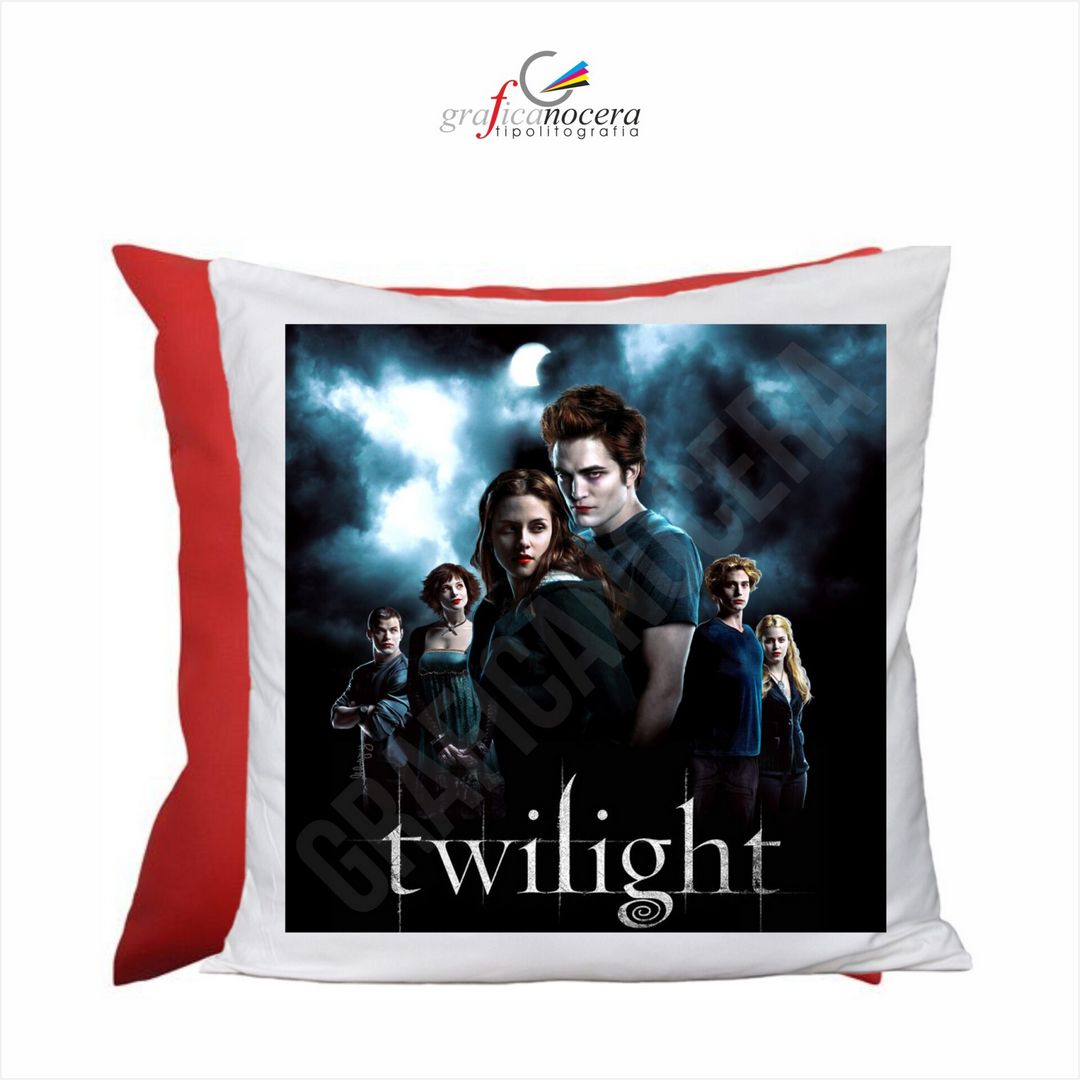 Cuscino quadrato The Twilight Saga film tv idolo Rosso idea regalo