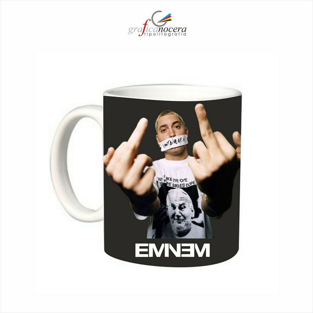 Tazza EMINEM rap americano attore idolo cucina lavabile alta qualità idea regalo