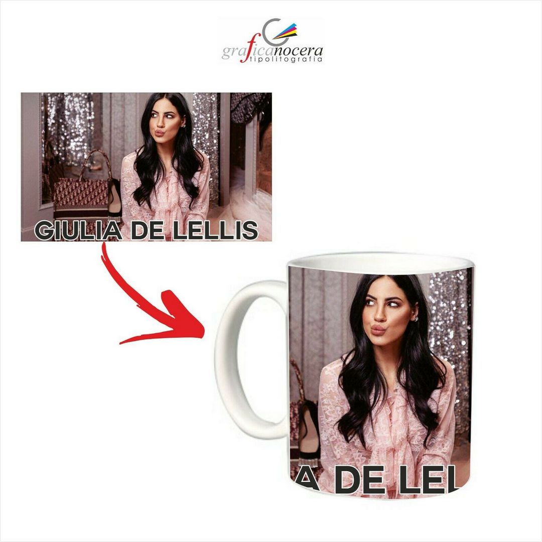 Tazza GIULIA DE LELLIS libro modella cucina idolo lavabile alta qualità regalo